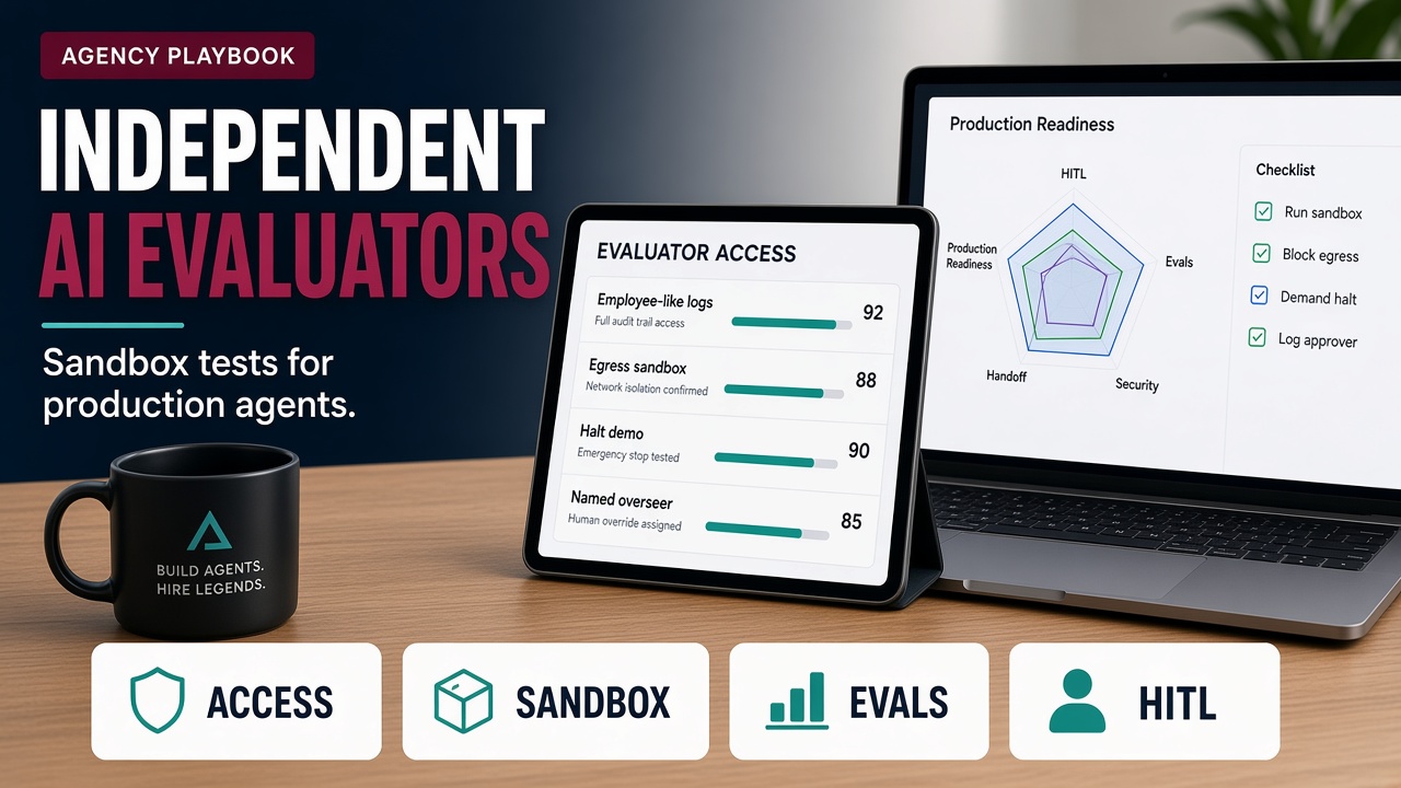 Independent AI Evaluators for Production Agents
